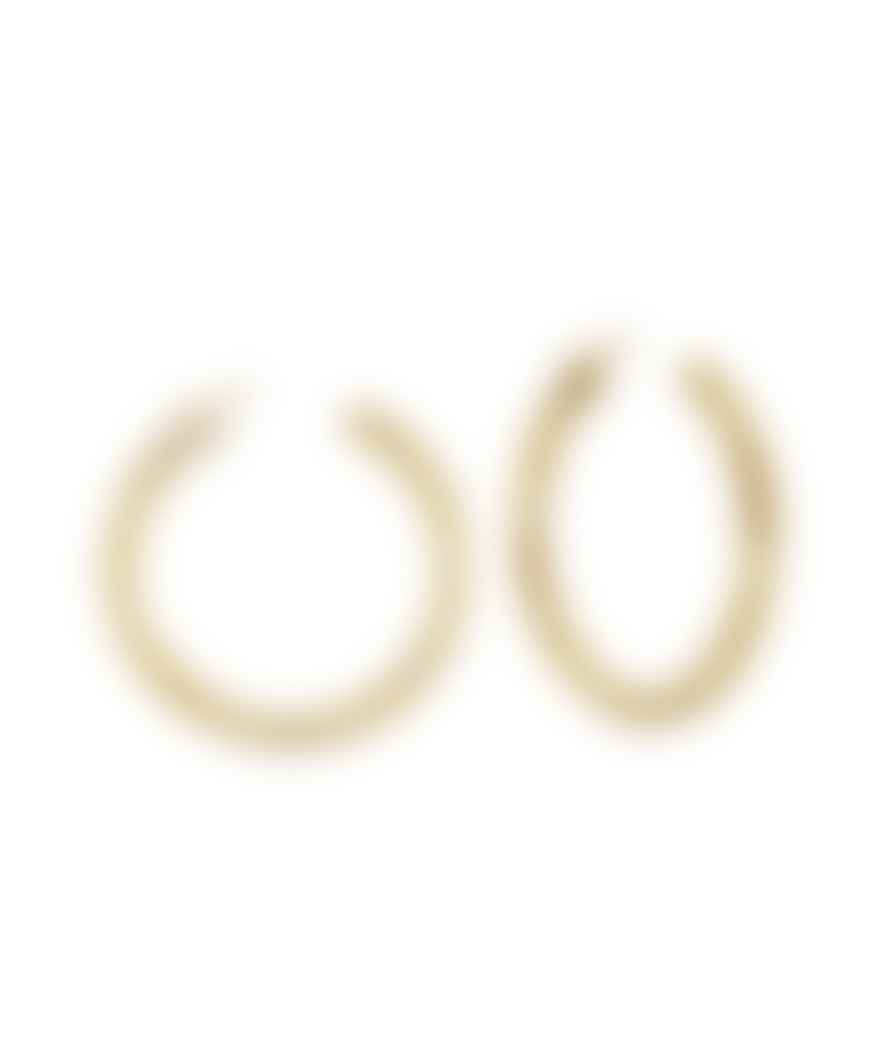 Urbiana Basic Semi-open Hoop Earrings
