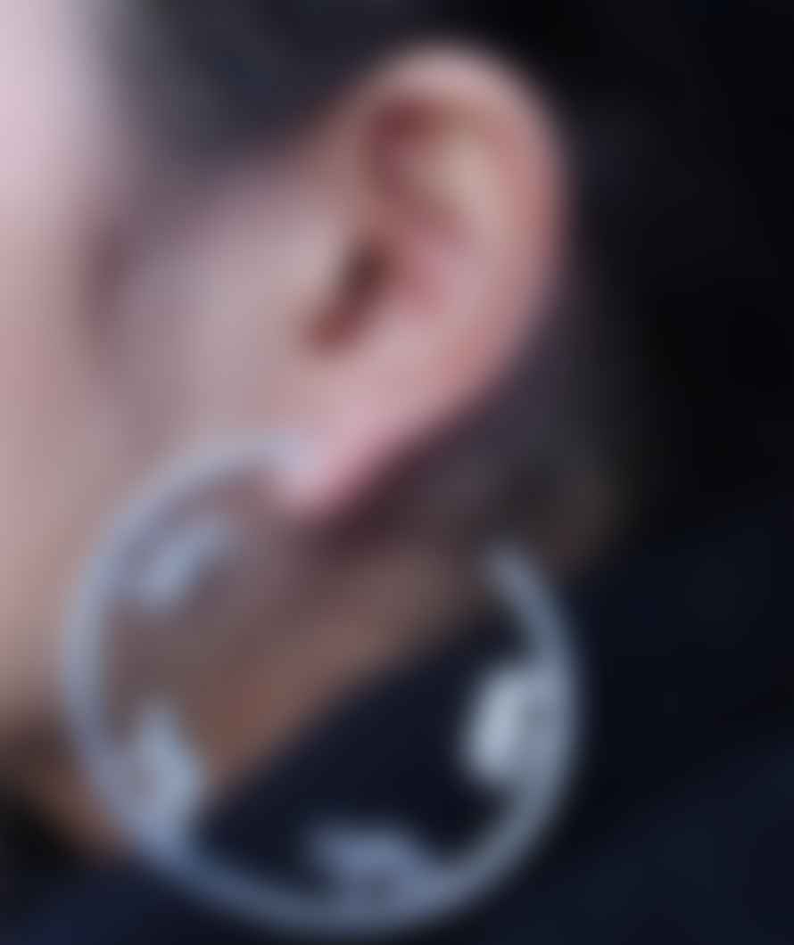 Urbiana Large Animal Hoop Earrings