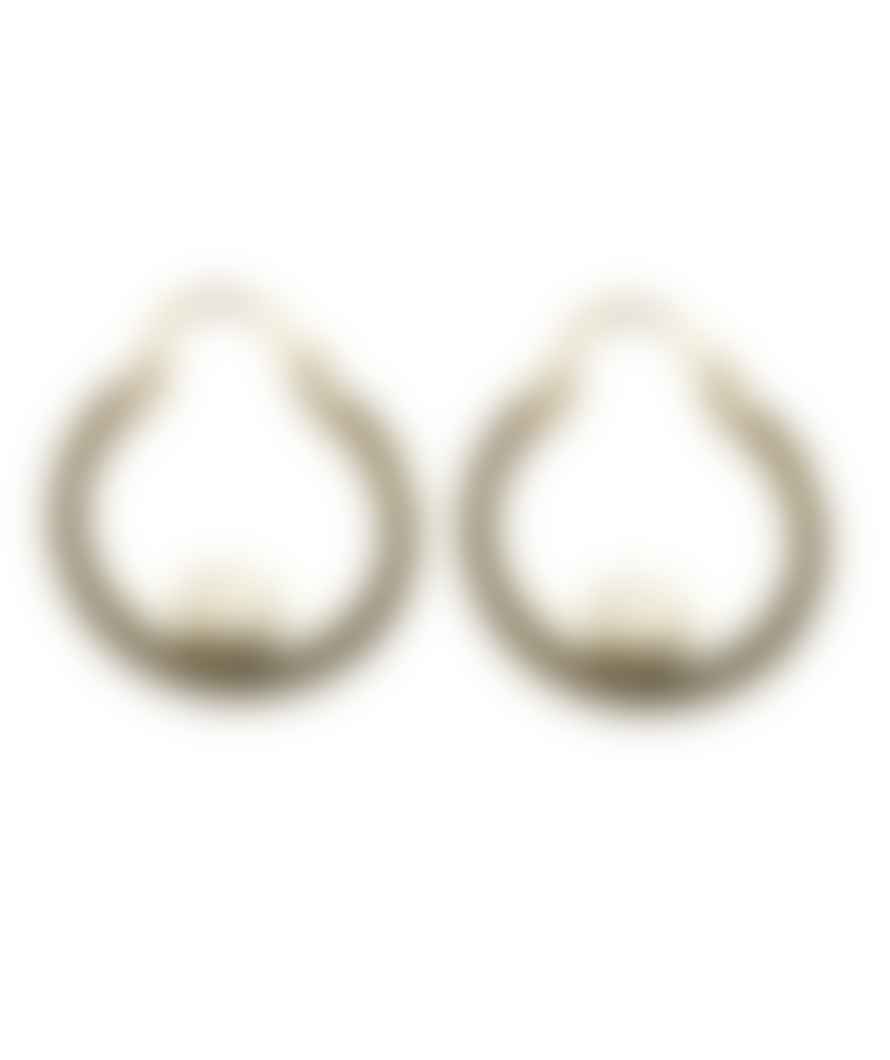 Urbiana Circular Stone Earrings
