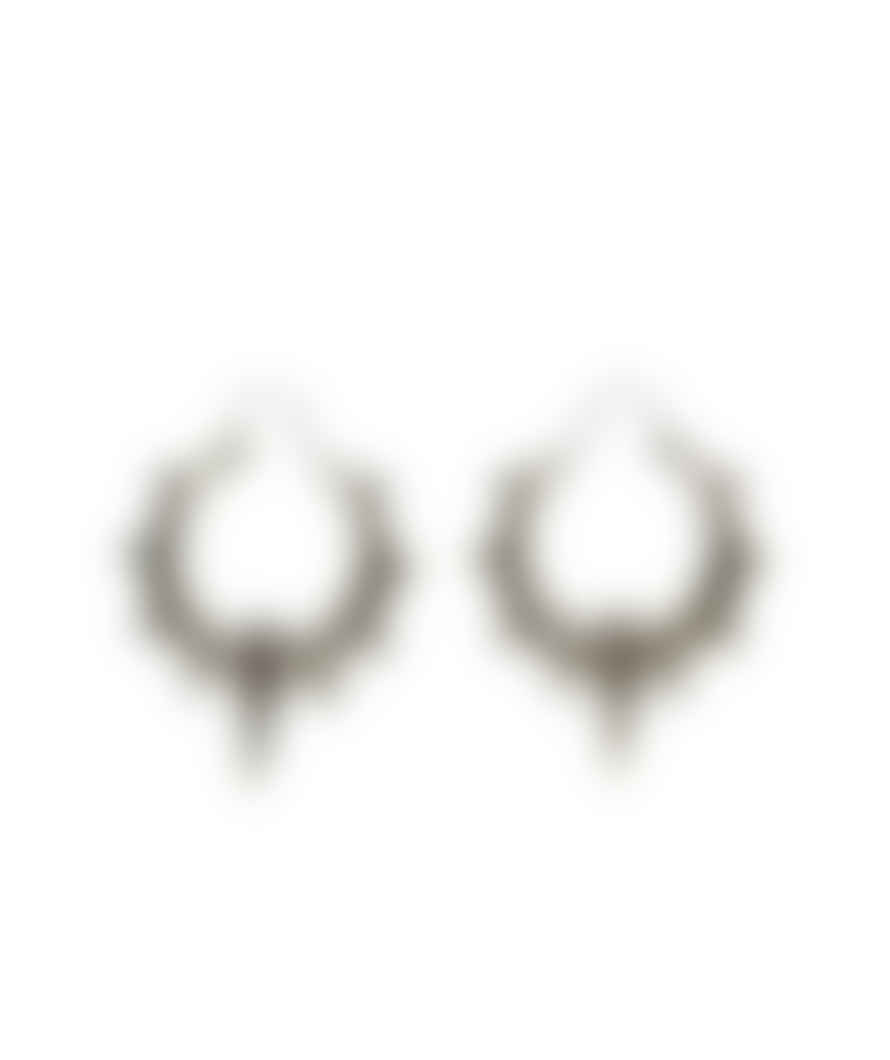 Urbiana Mandala Hoop Earrings