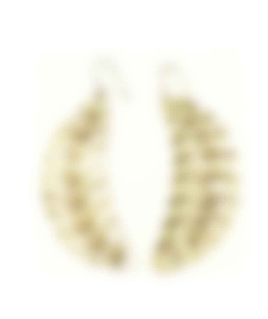 Urbiana Leaf Statement Earrings