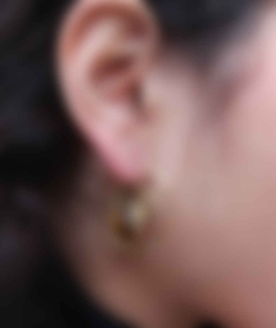 Urbiana Tribal Earrings With Stone