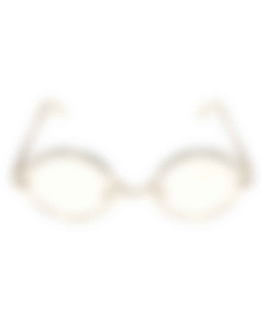 Urbiana Round Clear Lens Sunglasses