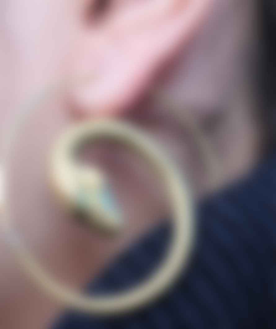 Urbiana Snake Swirl Earrings