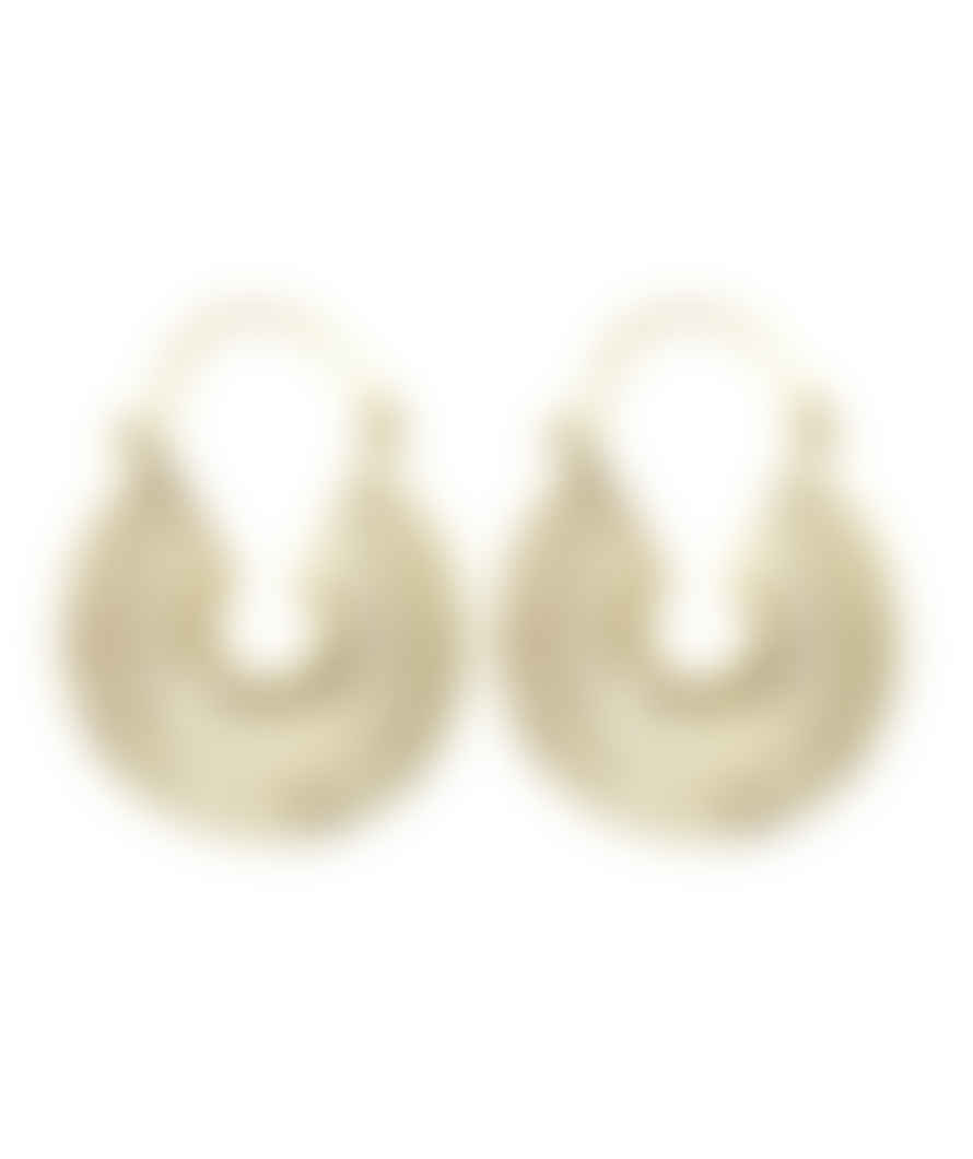 Urbiana Floral Circular Earrings