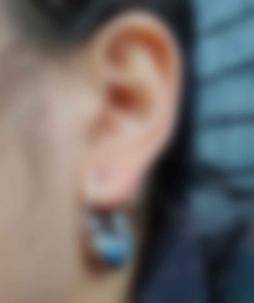 Urbiana Mini Ethnic Hoop Earrings