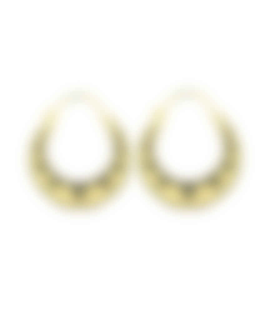 Urbiana Semi Circular Sun Earrings