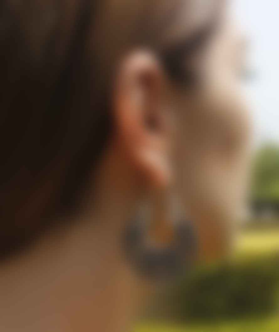 Urbiana Tribal Hoop Earrings