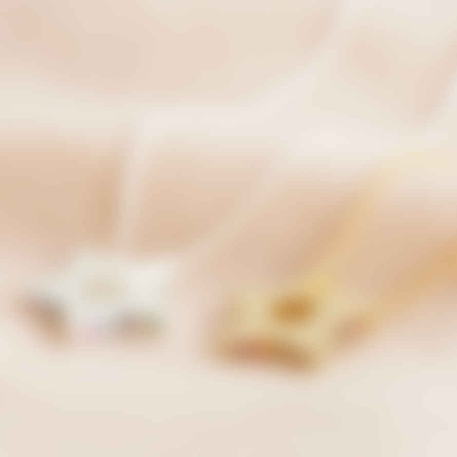 Lisa Angel Lisa Angel Rainbow Crystal Edge Star Pendant Necklace In Gold