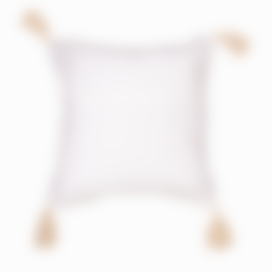 Sass & Belle  Crescent Moon Tufted Cushion White