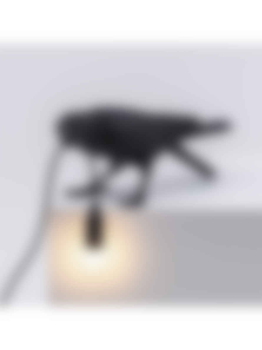 Seletti "lampada In Resina Bird Lamp 33,5x11,5x10,5 Playing Black Art. 14736"