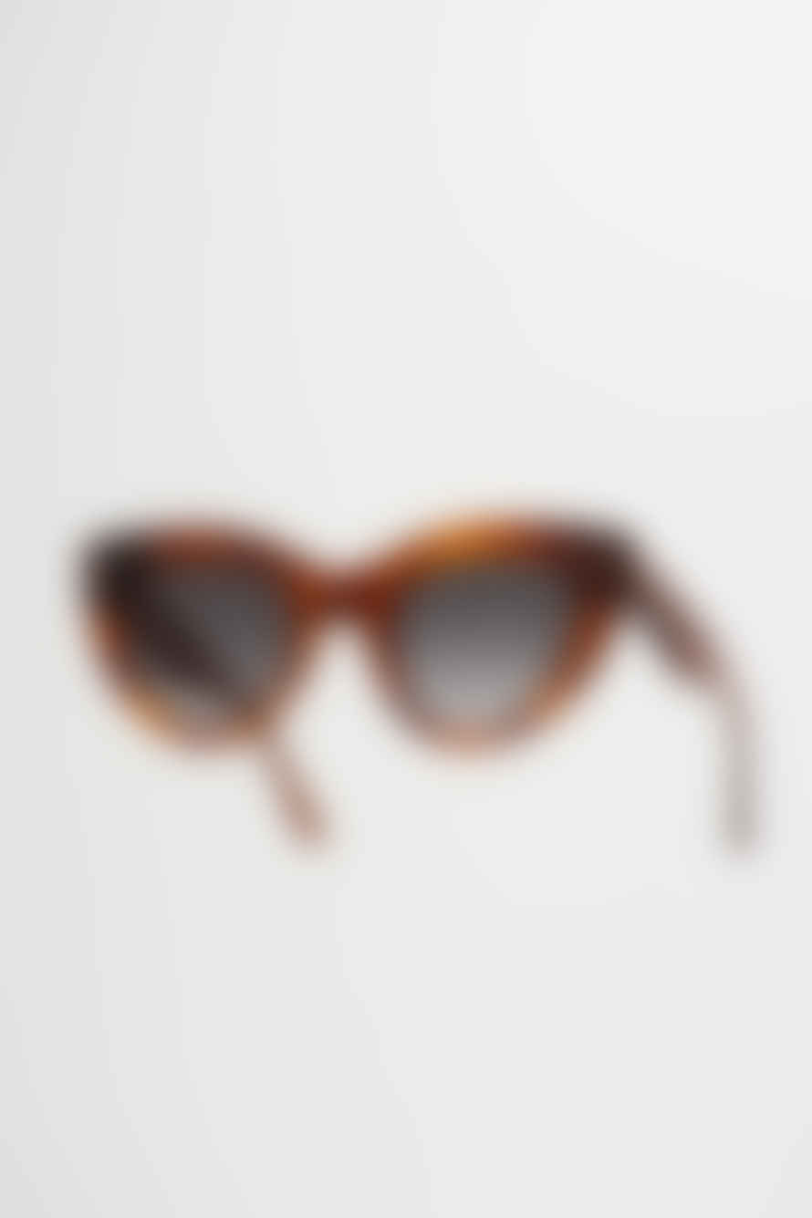 Monokel Eyewear June Amber - Grey Gradient Lens Sunglasses 
