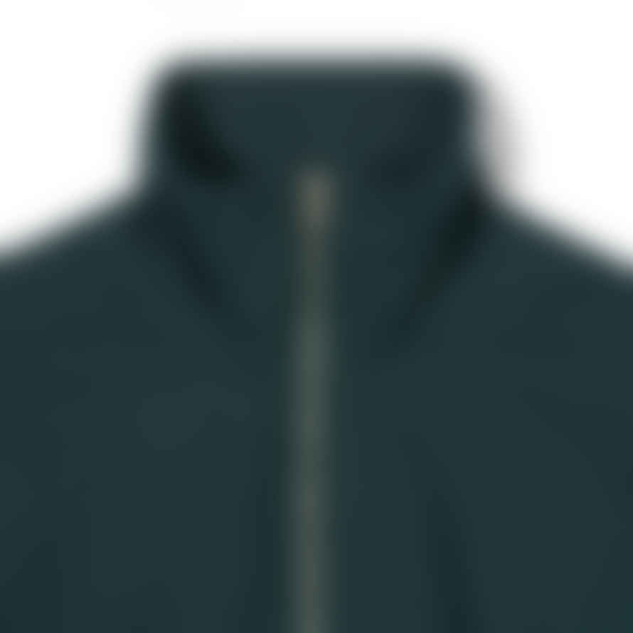 Partimento [MIDDLE TERRY] Pullover Zip-up Sweatshirt in Green
