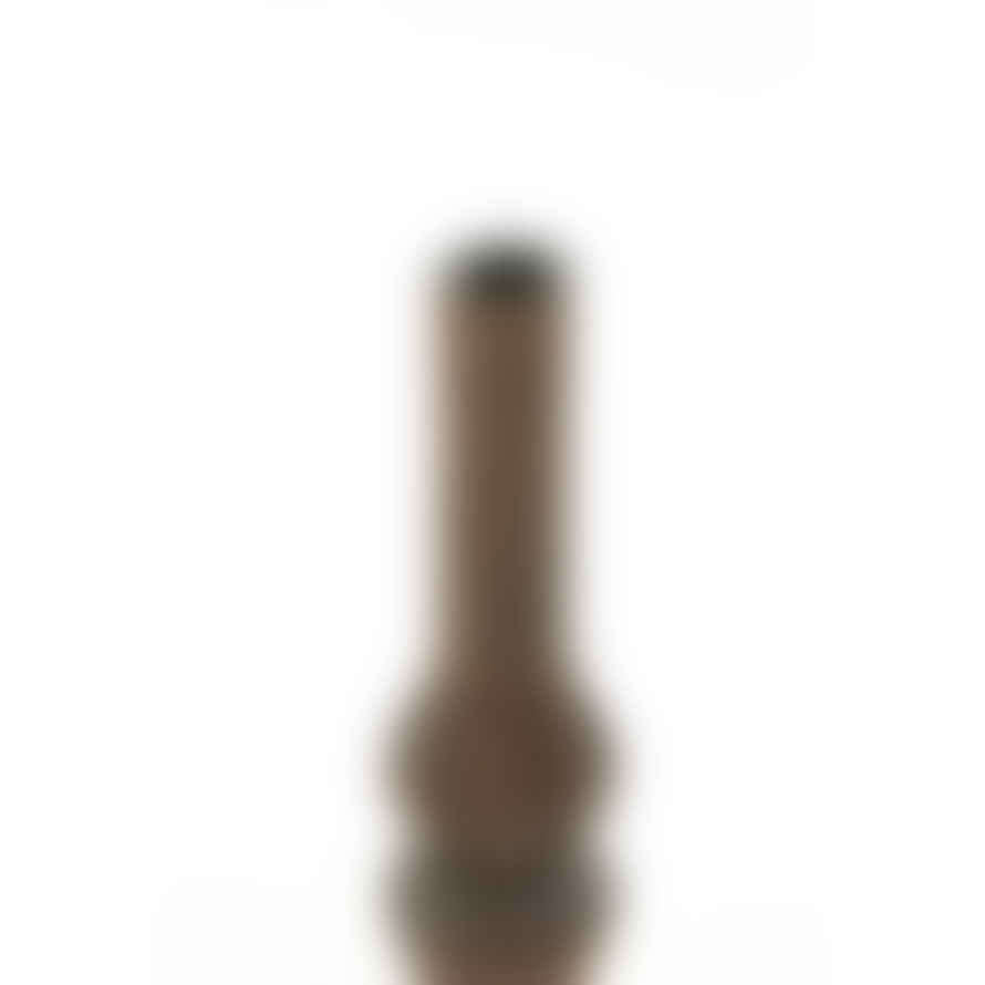 Light & Living 'tavola' Turned Wooden Candle Stick, Small