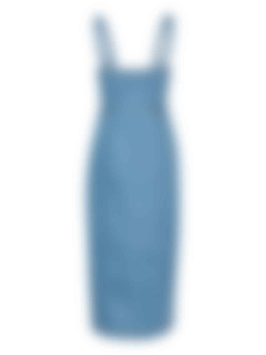 Gestuz Washed Mid Blue Paciagz Dress