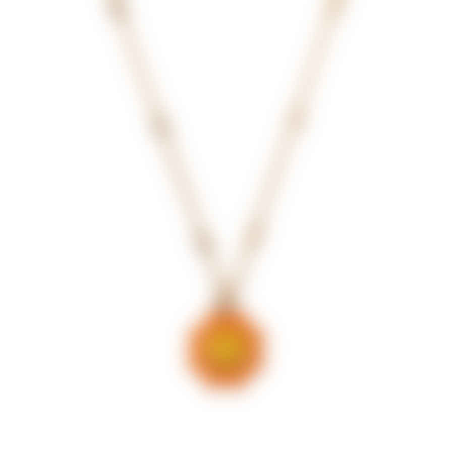 Talis Chains Tangerine Flower Power Necklace