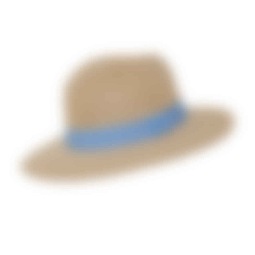 Somerville Panama Hat Pale Blue