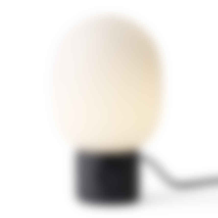 AUDO COPENHAGEN Black JWDA Metallic Lamp with UK Plug