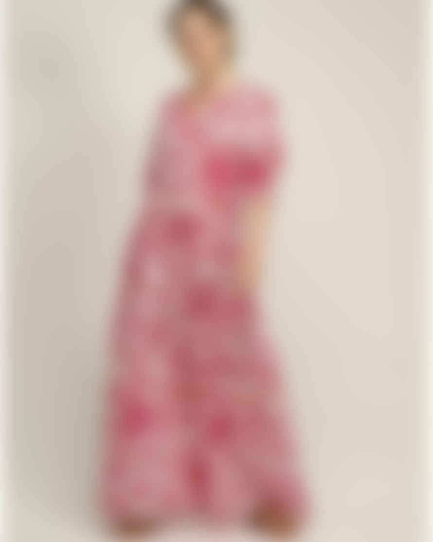 Dream Fashion Nightingale Dress Afgan Pink