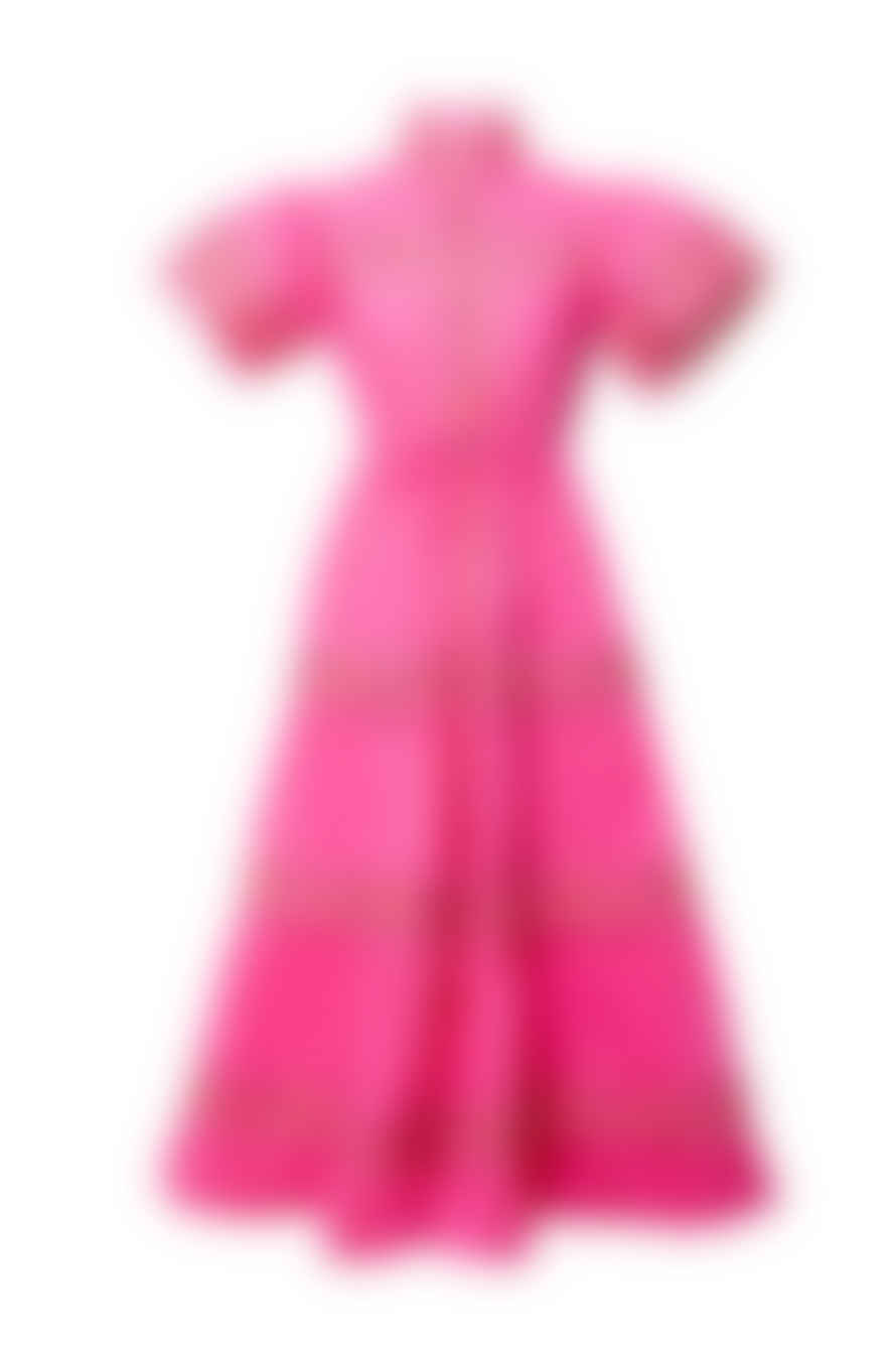 CELIA B Alvis Midi Dress - Hot Pink