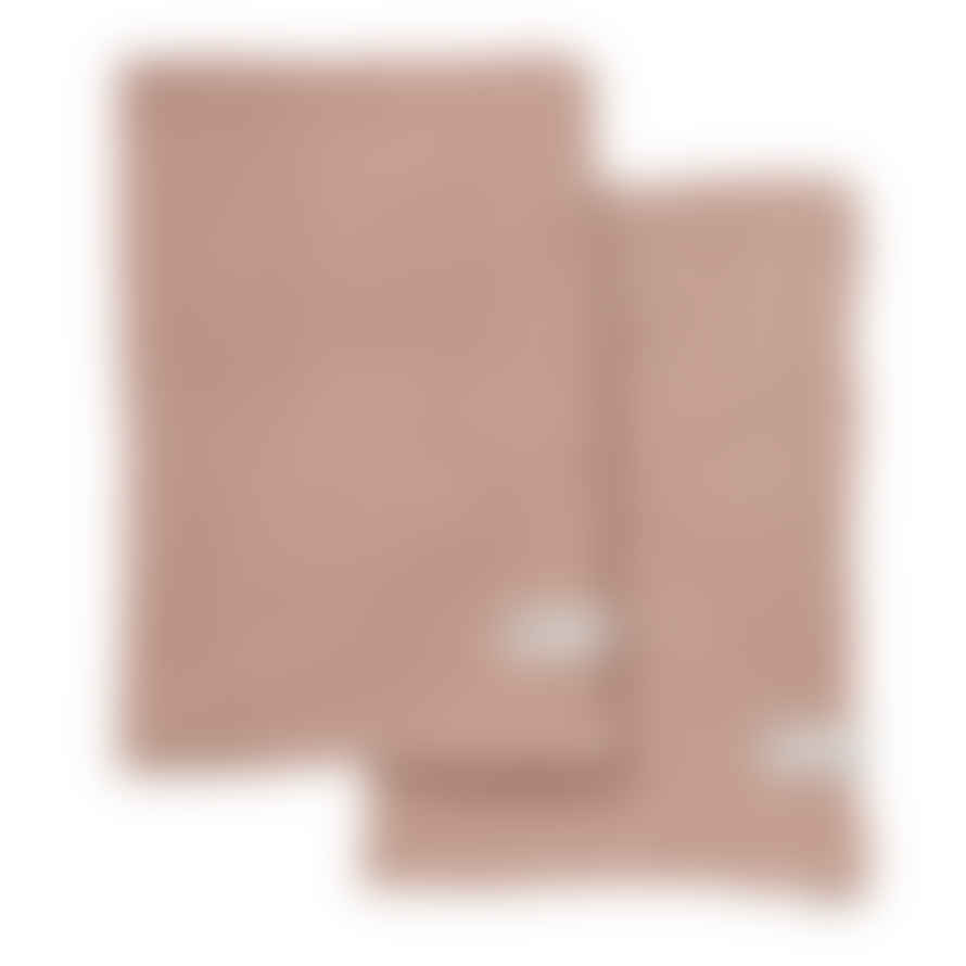 Bungalow DK Nude Pink Organic Cotton Waffle Kitchen Towel, 50 X 70 Cm