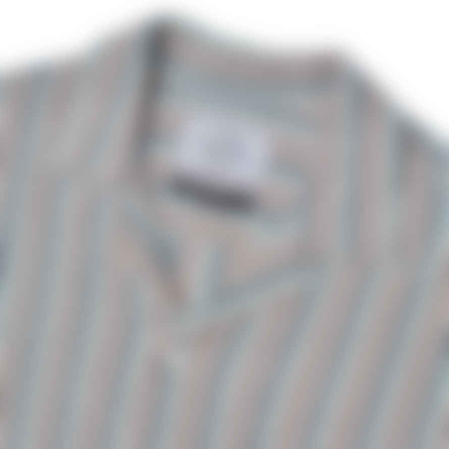  Portuguese Flannel Rugged Stripe Ss Shirt Multi Stripe