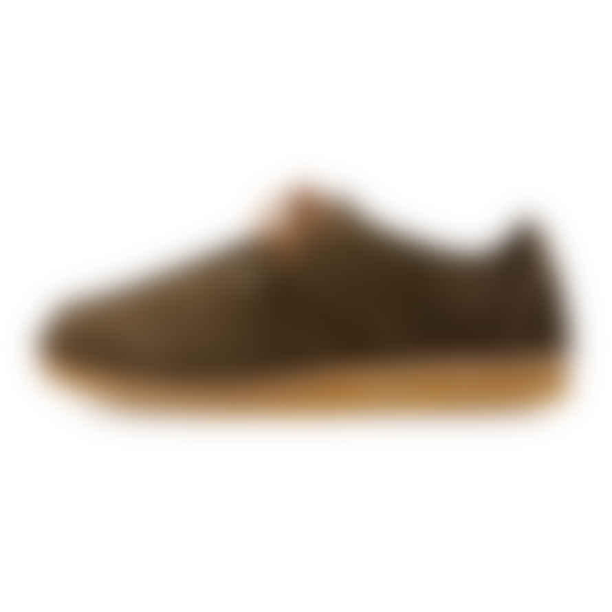Yogi Footwear  Caden Suede Centre Seam Shoe Olive