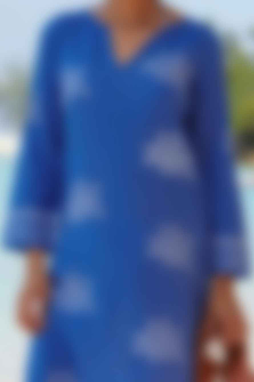 ASPIGA Cobalt Guadalupe Tunic Dress