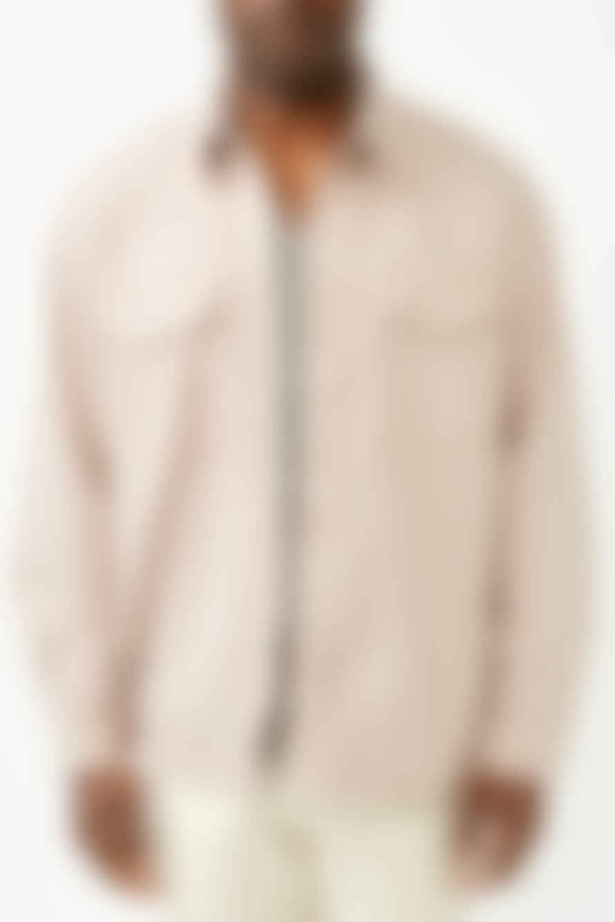 Selected Homme Fawn Troy Tencel Long Sleeve Loose Shirt