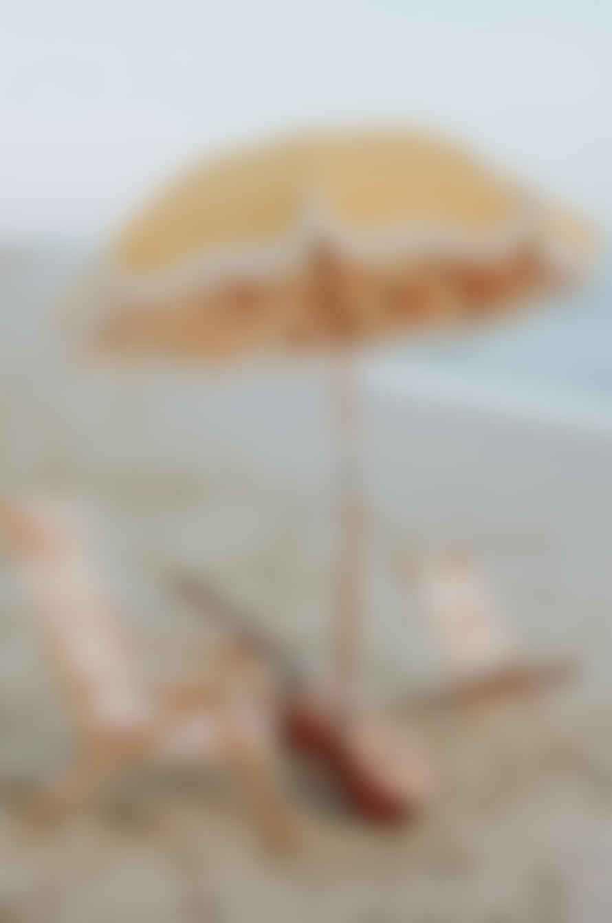 BUSINESS AND PLEASURE Premium Beach Umbrella Paisley Bay