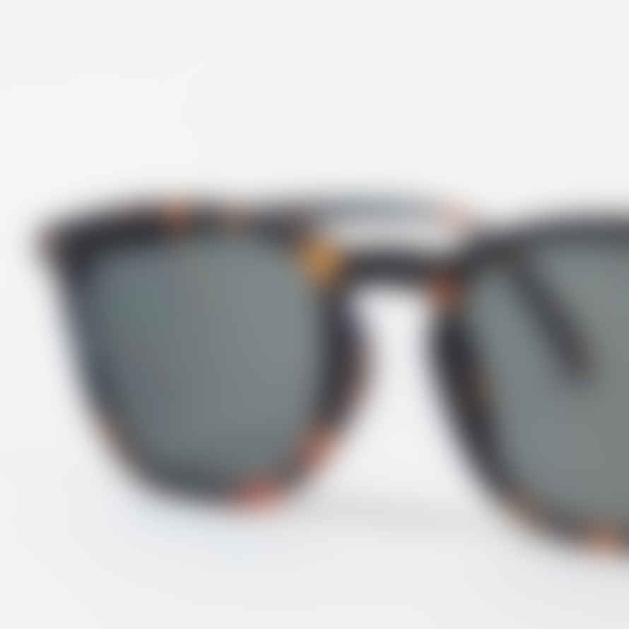 IZIPIZI #E The Trapeze Sunglasses in Tortoise Grey Lense