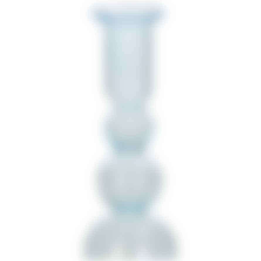 KERSTEN BV Glass Candle Holder - Light Blue