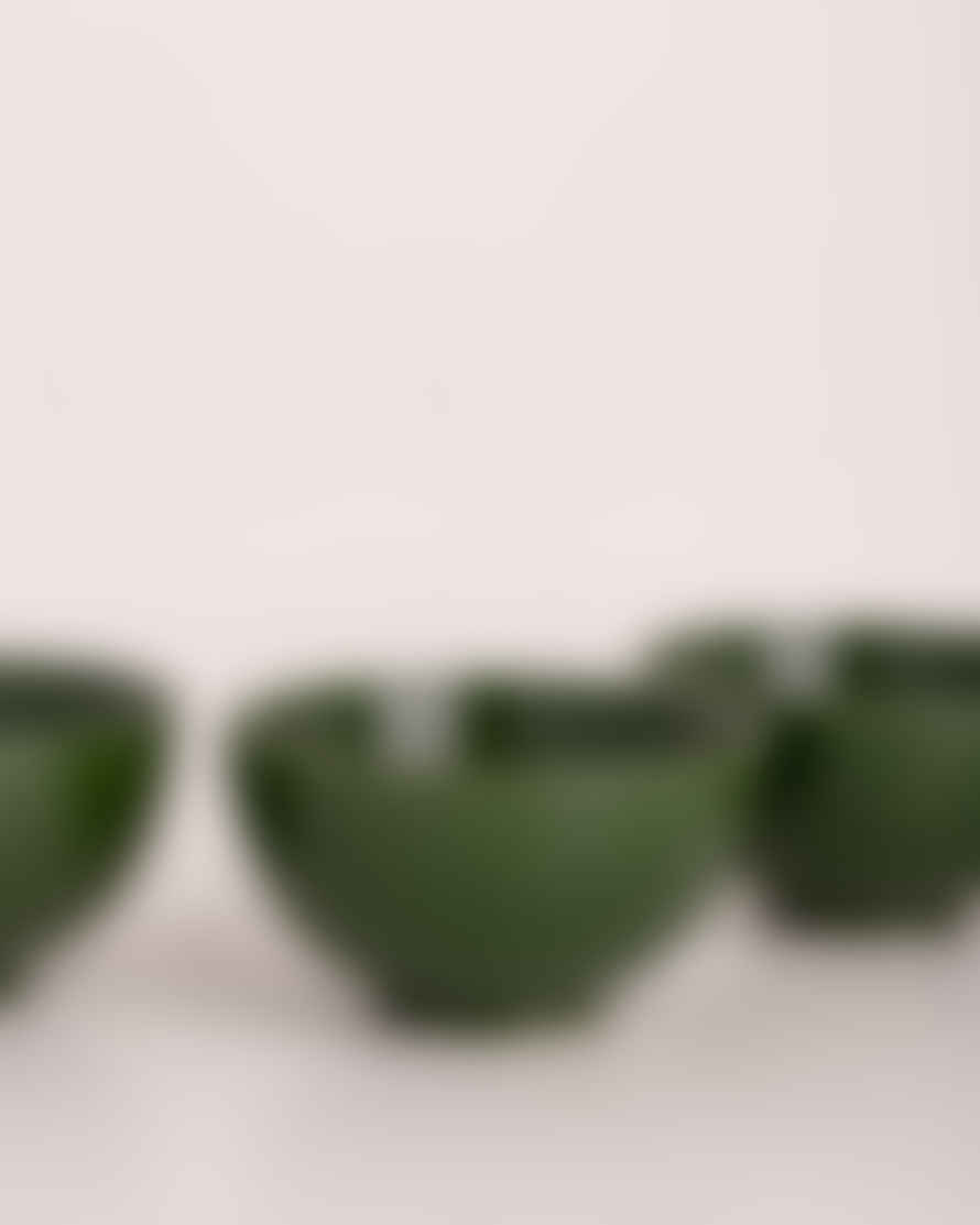 HK Living The Emeralds Dessert Bowls Set Of 4 Green
