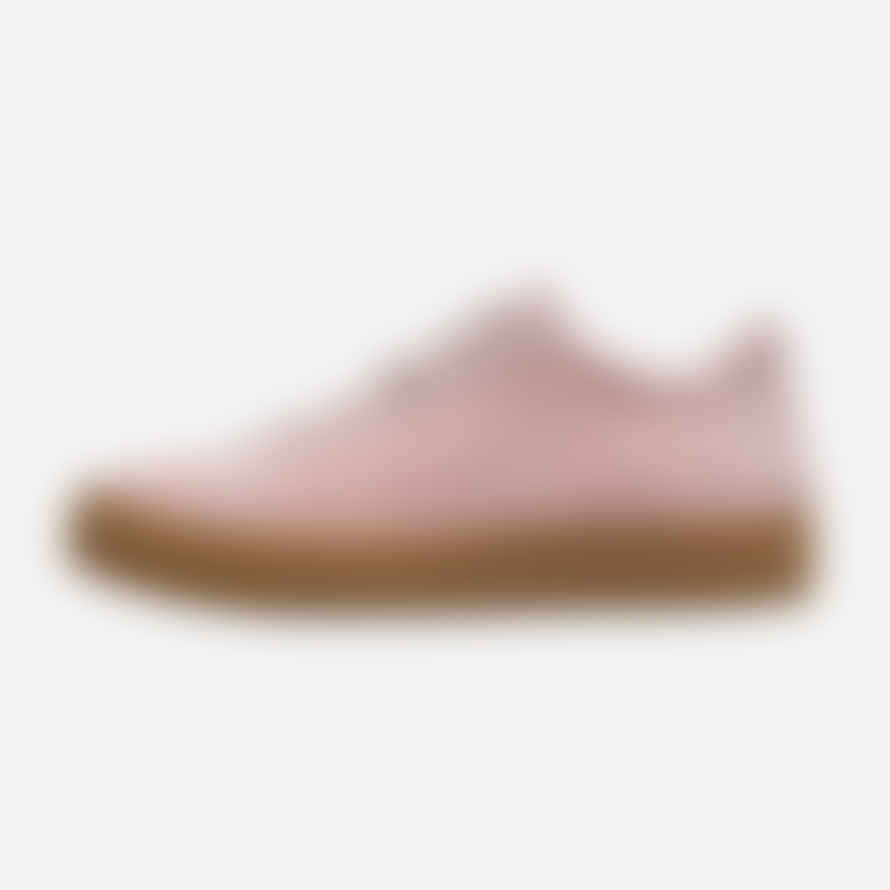 Selected Femme Emma Peach Whip Suede Trainer