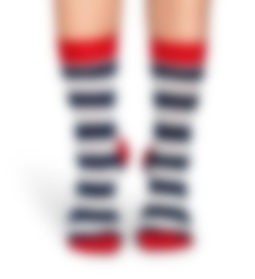 Happy Socks  Stripe Multi Red Socks