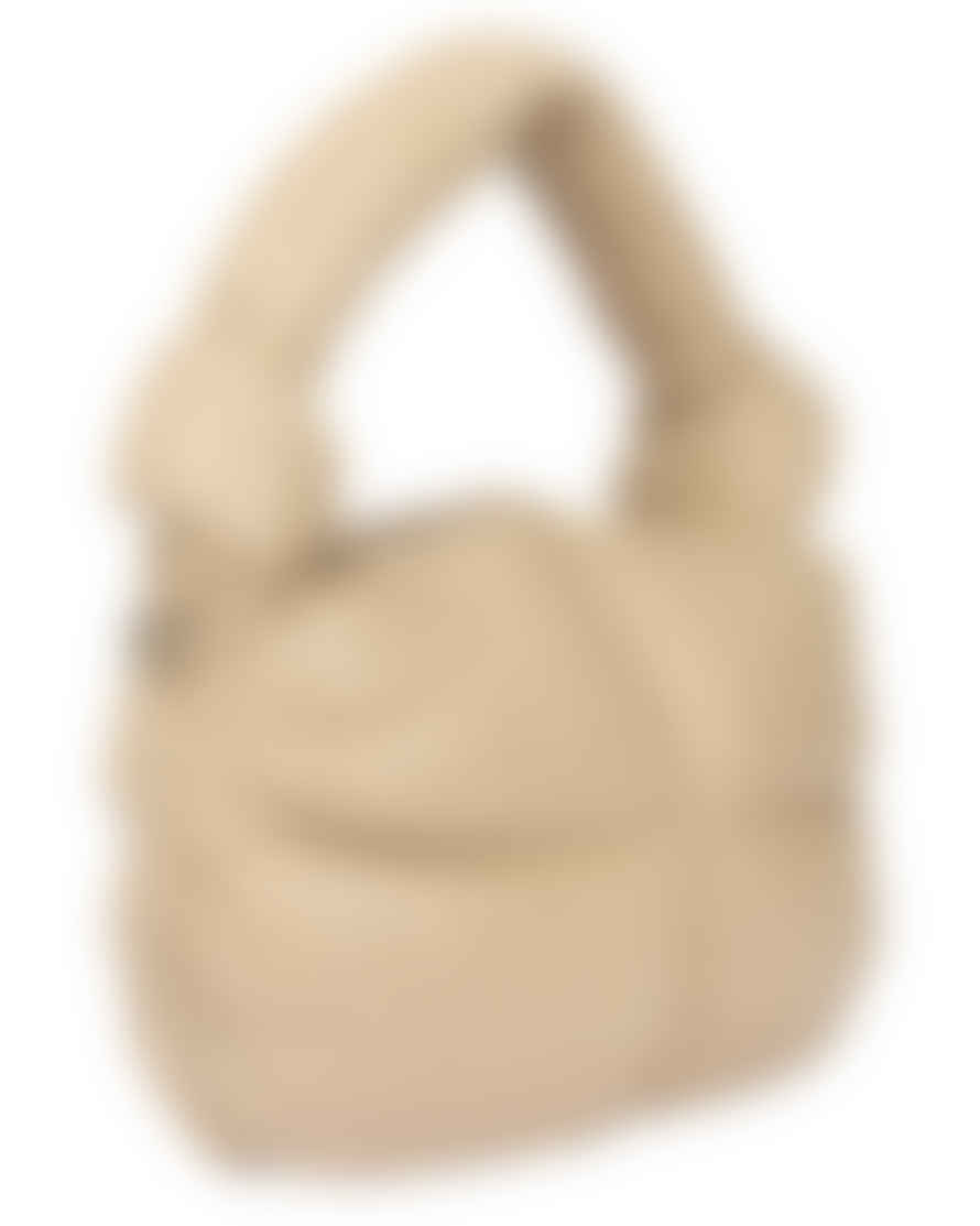 Stylism Denmark Padded Beige Shoulder Bag W Chunky Strap