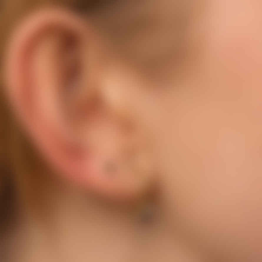 Astley Clarke Mini Deco Stud Earrings