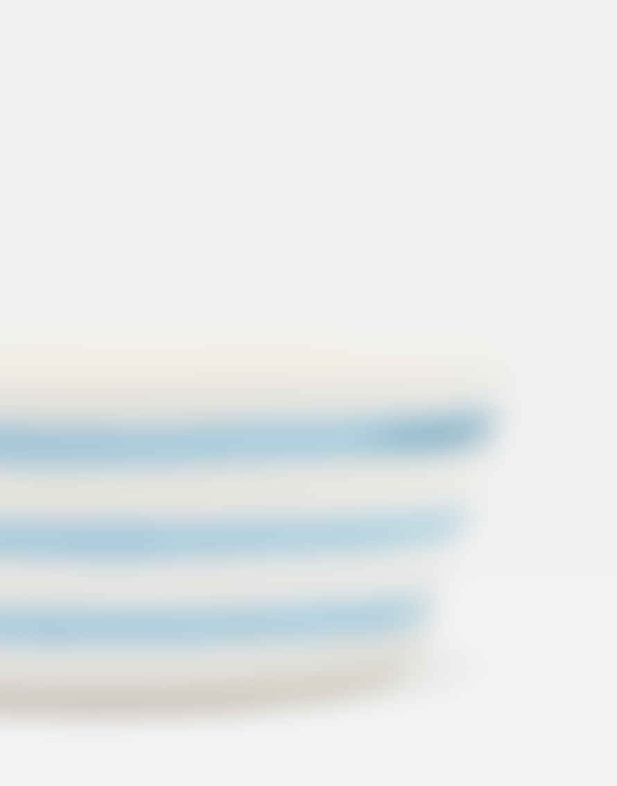 Joules Blue Stripe Fine Chine Cereal Bowl