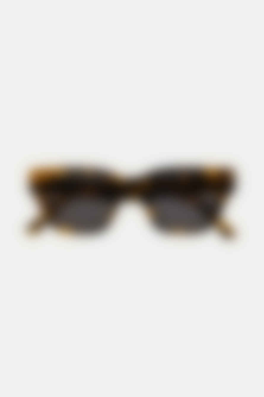 Monokel Eyewear Memphis Havana Sunglasses - Grey Solid Lens