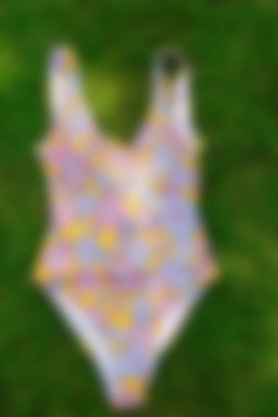 Object Brianna Lemon Flower Swimsuit
