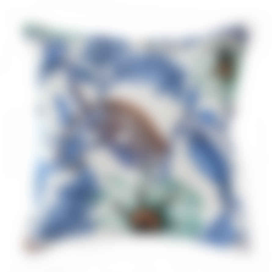 Botanical Boys Ardmore - Monkey Bean Tanzanite Outdoor Cushion Cover