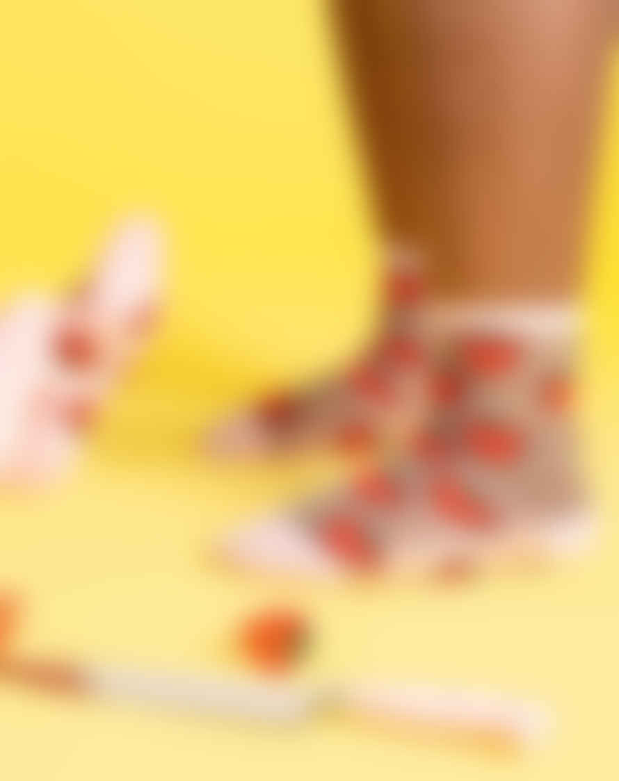 Coucou Suzette Strawberry Sheer Socks