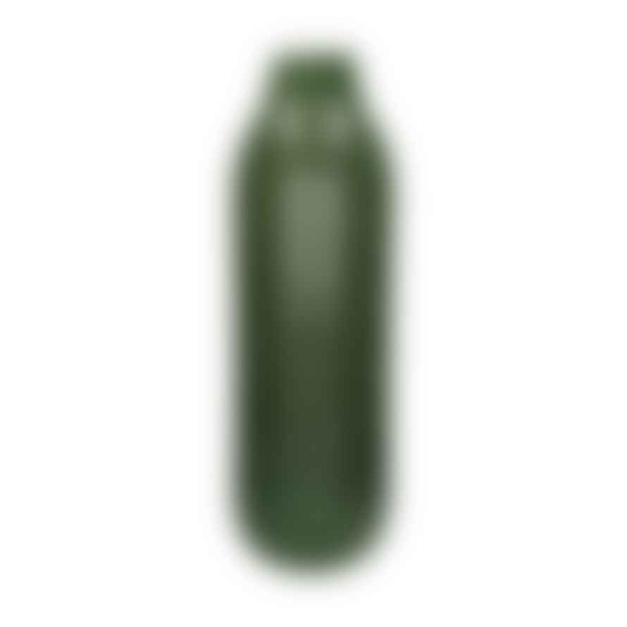 Pomax FLASH - vase - glass - DIA 12 x H 33 cm - green