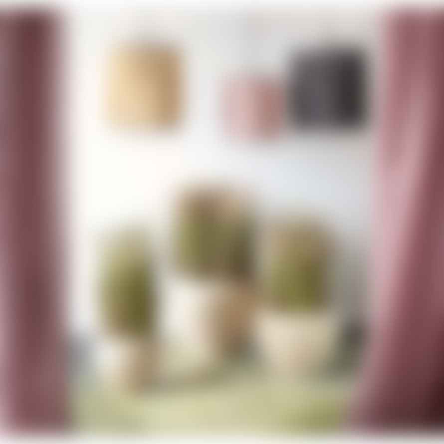Pomax Grisha throw/table cloth/curtain - linen - L 300 x W 140 cm - lavender