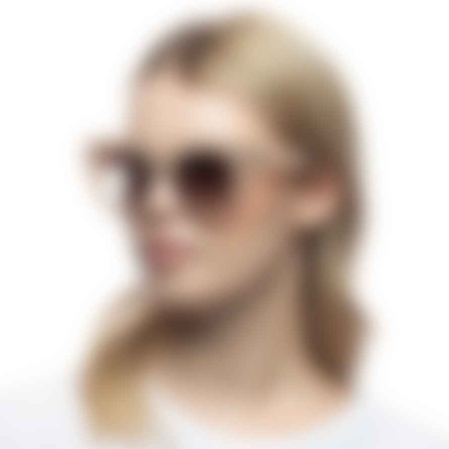 Le Specs Air Heart | Oatmeal Sunglasses