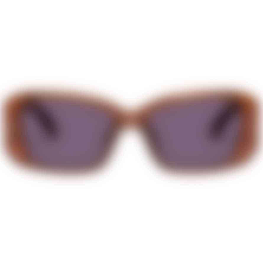 Le Specs Caramel Brown Nouveau Riche Sunglasses