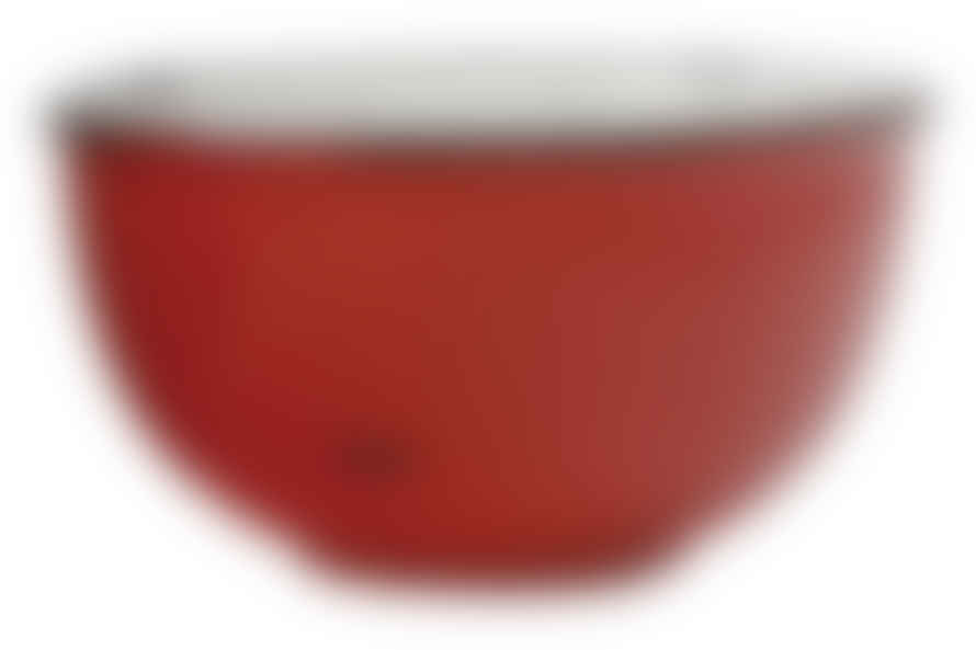 Canvas Home Tinware Tall Bowl In Red (set Of 4)