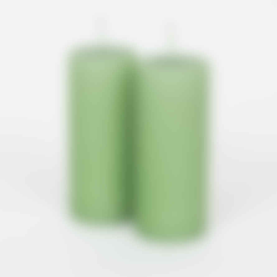 Ib Laursen Coloured Tall Pillar Candle Pack of 2