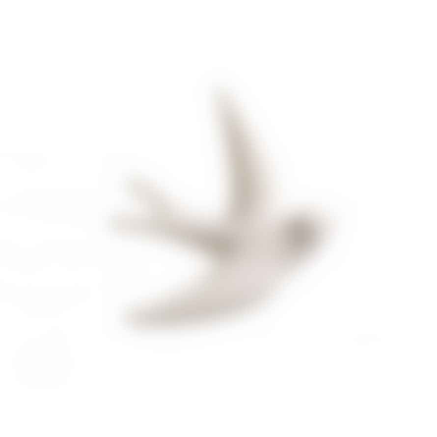 monochromic Small White Ceramic Swallow