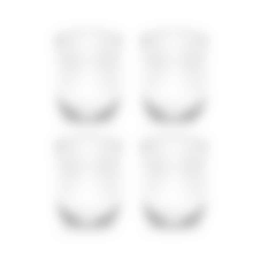 Orla Kiely Set Of 4 Formal Water Glasses